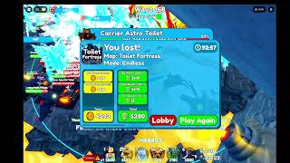 Live toilet tower defense sandbox mode CODE IS Q677