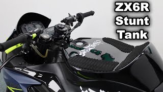 2022 ZX6R Custom Stunt Tank Install: Jason Britton Spec