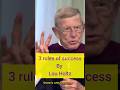 only 3 rules of success by Lou Holtz #motivation #life #succes