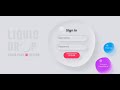 Liquid Drop Login Page Using Html & Css | Water Drop Effect