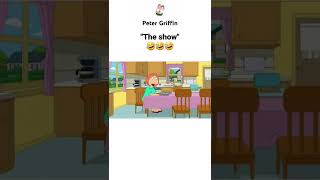 stewie can't miss the show 💀💀🤣🤣 #petergriffin #familyguy #stewiegriffin #funnymoments #short