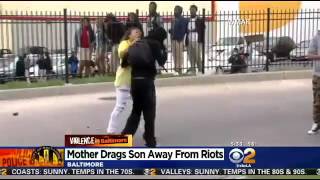 Original: mother catches son rioting