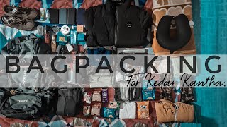 Bagpacking For Kedar Kantha|What should you take while trekking|#kedarkantha #bagpacking