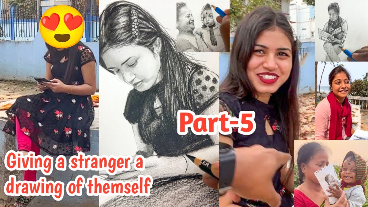 Drawing Strangers Very Realistically Part 5 Reactions Drawing