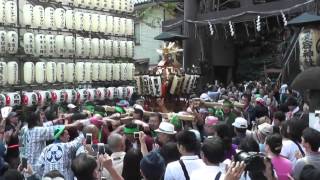 平成26年　港区愛宕・愛宕神社例大祭【圧巻】発輿=男坂階段下り