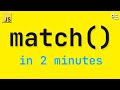 An Easy Way to Do Regex - JavaScript String Match (In 2 Mins)