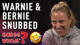 Warnie and Tomic snubbed - Angelique Kerber Guess Whom?* - Australian Open | Wide World of Sports