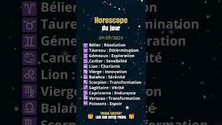 🎭 Ton horoscope résumé en un mot puissant! Découvre-le! 🎭 #astrologie #horoscope #viral #tendance