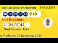 euromillions prediction for 24 december 2024 today euromillions 24 12 2024