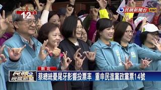 封關民調顯示  蔡總統支持度大贏韓30％－民視新聞