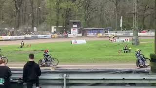 Speedway Liga Nord Dohren 23  Heat 15 Jörg Tebbe, Jonny Wynant, Lukas Wegner