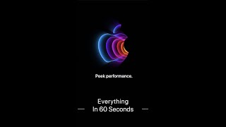 Apple's Peek Performance Event in 60 Seconds #Shorts