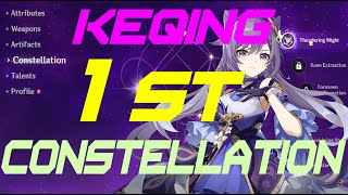 C1-Keqing | Optimizing Keqing's First CONSTELLATION - EXPLAINED