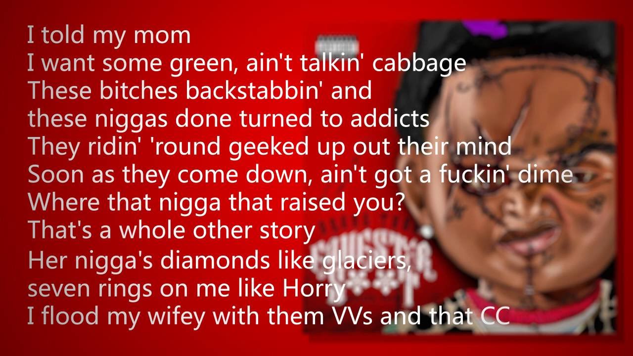 Young Thug - Gangster Shit [Screen Lyrics] - YouTube