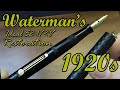 100-YEAR-OLD Waterman's Ideal 52 1/2V Fountain Pen...Can It Be Restored?