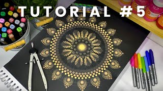 Tutorial Mandala Marrón.