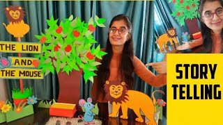Story of the Lion and the Mouse | Storytelling with props