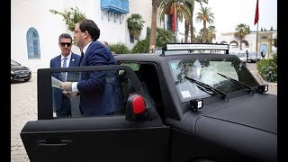 TUNISIE AUTO 2018 : Le Chef du Gouvernement Youssef Chahed au volant d'un Wallys Car Iris