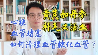 冠心病、血管硬化、血管堵塞，黄芪配上它：丹参，补气活血化瘀，堪称血管“推土机”【英德中医何医生】