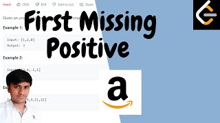 First Missing Positive | O(n) time + O(1) space | Java solution | Algorithm + code