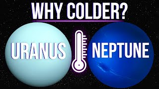 Why is Uranus Colder Than Neptune if Neptune is Farther From The Sun?