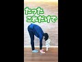 【学生必見】一瞬で身体が柔らかくなる最強ストレッチ【立位体前屈】 shorts