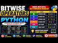 Bitwise Operators in Python | Complete Tutorial with Binary Examples