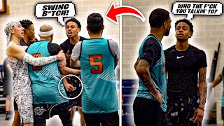 "I'LL KNOCK YO A** OUT!" HUGE FIGHT Breaks Out In Mens League! (5v5 Basketball)