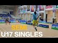 SEMI | U17 SINGLES ALL INDIA SUB JUNIOR BADMINTON TOURNAMENT VIJAYAWADA DEV V/S SHOWRYA