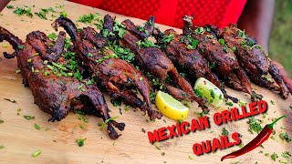 Mexican grilled quails 🔥 காரமான காடை 🌶️ Stylish Samayalkaran / Mexican grilled kaadai !