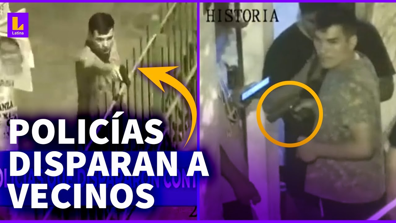 Policías Disparan Contra Vecinos: "No Me Explico Cómo Tienen Ese Cargo ...