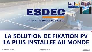 Webinaire ESDEC - Flatfix fusion - Salon du solaire by KdiSolar