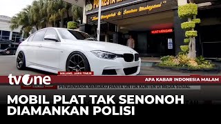 Mobil Mewah Berplat Tidak Senonoh, Pemilik Dimankan Polisi | AKIM tvOne