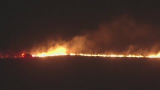 Fire breaks out in Riverside County