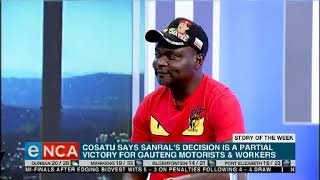 Cosatu calls Sanral decision partial victory