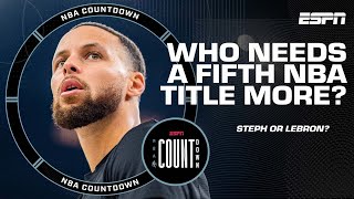 Would a 5th title mean more for Steph’s legacy than LeBron’s? | NBA Countdown