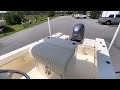 Cape Fisherman 23, custom V Berth, Fiberglas Leaning Post, flush electronics