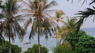 Our Room and sea view at the Kathalee Resort, Ko Lipe