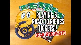 FAN REQUEST - ROAD TO RICHES TICKETS!! Wisconsin Lottery Scratch Offs!!