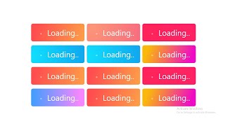 How to create loading button animation using bootstrap