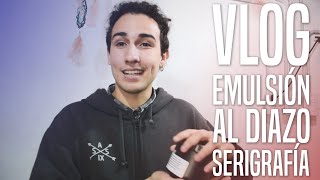 ¿EMULSIÓN AL DIAZO DE MEDIO Kg?/ VLOG SERIGRAFÍA