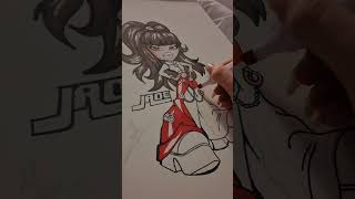 Bratz 🛍 Jade marker drawing 🎀 |||||• #shortvideo #shorts #bratz #jade #art #viral #vlog #fyp