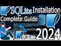 How to install SQLite3 on Windows 10/11 [2024 Update] Create Database, Table in SQL | Complete Guide