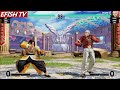 Team Garou vs Team Orochi (Hardest AI) - KOF XV