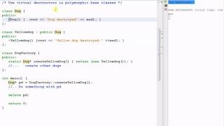 Advanced C++: Virtual Destructor and Smart Destructor