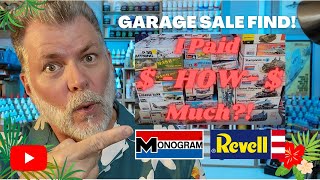 Ep. 4 - Garage Sale Find: OLD Monogram \u0026 Revell Models AND Modeling Memories!!!