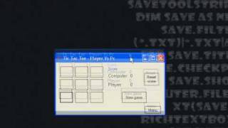Visual Basic - Tic Tac Toe