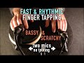 ASMR Fast & Rhythmic Tapping (Scratchy & Bassy) No Talking