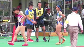 20180527 福井県高校総体女子400mH