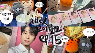 [캐럿 브이로그] EP.15 세븐틴 카페•트레카깡•르세라핌 럭드•고수포차